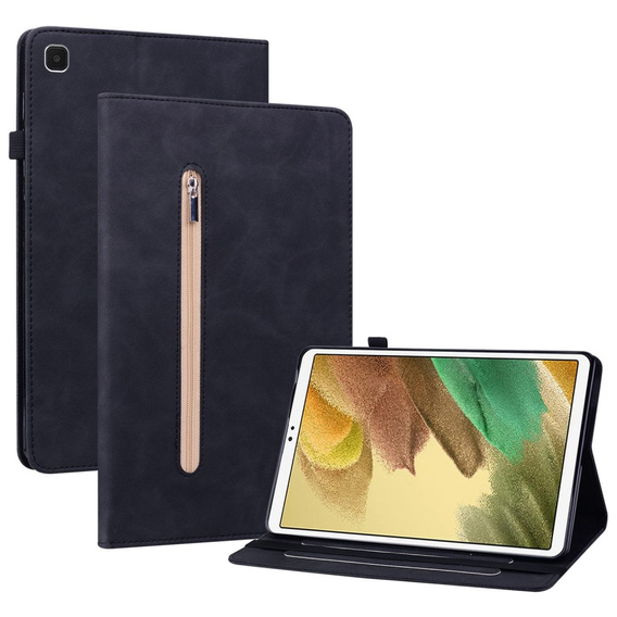 Tok Samsung Galaxy Tab A7 Lite, Wallet Pen Slot, fekete