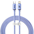 Baseus Crystal Shine USB-C – Lightning kábel, 2,0 m, 20 W, Apple eszközökhöz (Lightning)