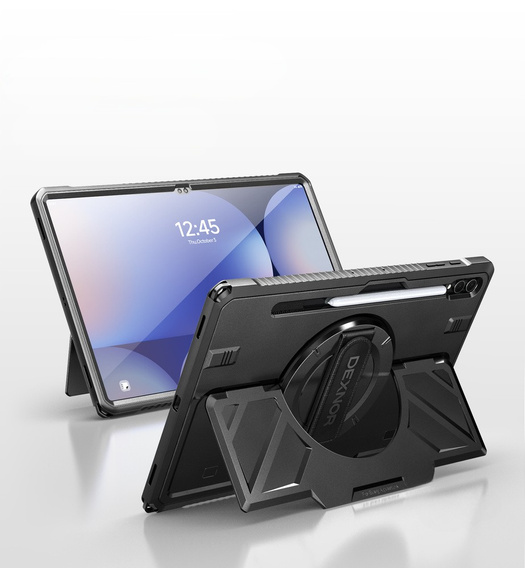 Dexnor 360° tok pánttal és tolltartóval Samsung Galaxy Tab S10 Ultra / S9 Ultra / S8 Ultra készülékekhez