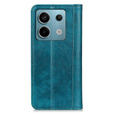 Telefontok a Xiaomi Redmi Note 13 Pro 5G, Wallet Litchi Leather, zöld