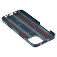 Tok IPhone 16 Pro, Aramid Fiber Slim Case, MagSafe, kék / piros