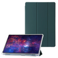 Tok Samsung Galaxy Tab S9 Ultra, Smartcase Hybrid, tolltartó résszel, sötétzöld