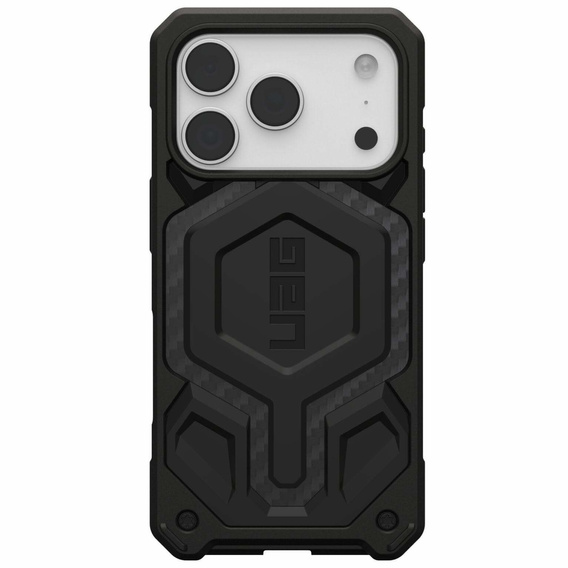Urban Armor Gear tok iPhone 17 Pro Max, Monarch Pro Kevlar MagSafe, Carbon Fiber