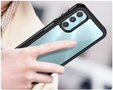 Telefontok a Samsung Galaxy A25 5G, Fusion Hybrid, átlátszó / fekete + 9H üveg 