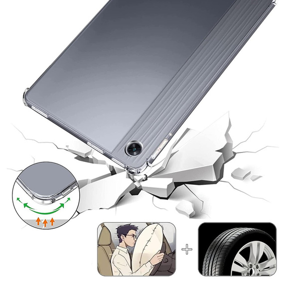 Tok Oppo Pad Air készülékhez, szilikon, átlátszó