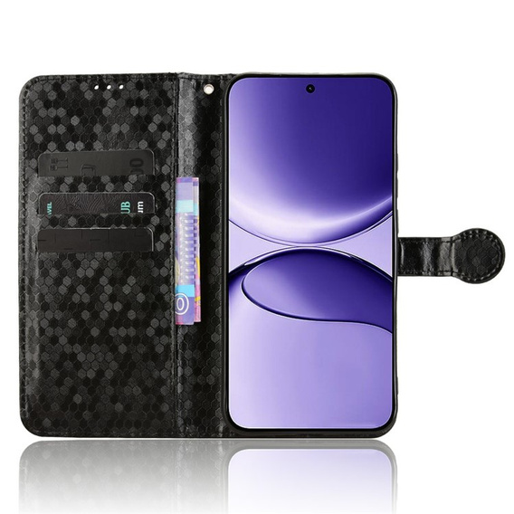 Tárca Rhombus flip tok a Xiaomi Poco F7 5G számára
