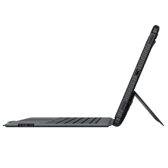 Tok + billentyűzet Galaxy Tab S8+ / Tab S7 +/ Tab S7 FE, NILLKIN Bumper Pen Slot, fekete