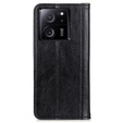 Telefontok a Xiaomi 13T / 13T Pro, Wallet Litchi Leather, fekete