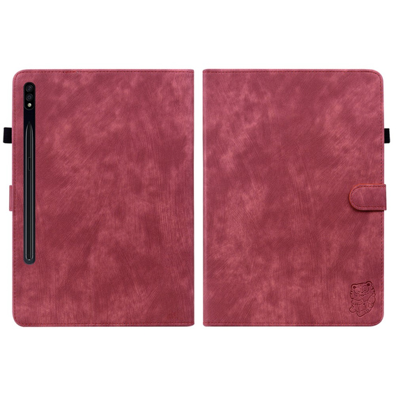 Telefontok a Samsung Galaxy Tab S9, Wallet Pen Slot, piros