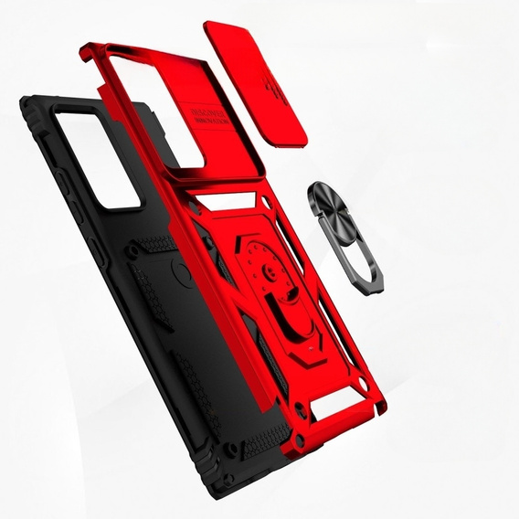 Telefontok a Samsung Galaxy Note 20 Ultra, CamShield Slide, piros