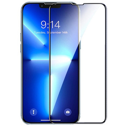 3D edzett üveg iPhone 14 Plus készülékhez, fekete