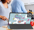 Tok Lenovo Idea Tab 11" 2025 TB336FU TB336ZU, állvány funkcióval, Smartcase, Unicorn, Egyszarvú