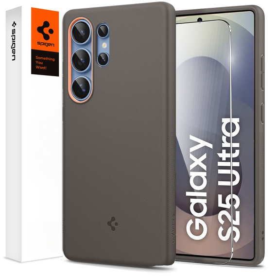 Spigen tok Samsung Galaxy S25 Ultra készülékhez, Nano Pop MagSafe, szürke + 9H edzett üveg