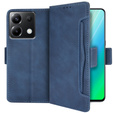 Pattintható tok a Xiaomi Poco X6 5G, Card Slot, kék