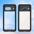 Tok Google Pixel 8, Fusion Hybrid, kameravédelemmel, átlátszó / fekete