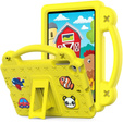 Gyermek tok iPad mini 7.9" 2019/2015/2014/2013/2012 (5/4/3/2/1 gen.), Cute Patterns, állvánnyal, sárga