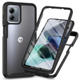 Tok Motorola Moto G54 5G készülékhez, Shockproof, fóliával, fekete