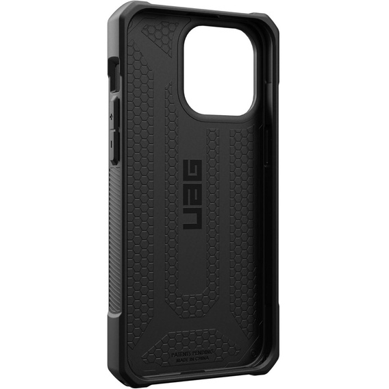 Tok Urban Armor Gear iPhone 15 Pro, Monarch, carbon fekete