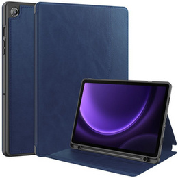 Tok Samsung Galaxy Tab S10 Lite / S10 FE / S9 FE, Business Card and Pen Slotl, kék