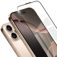 3D edzett üveg iPhone 16 Pro Max készülékhez, fekete