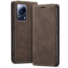 Telefontok a Xiaomi 13 lite, ERBORD Vintage, pénztárca patenttal, kávé