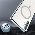 Kameravédő tok Samsung Galaxy Note 10+ Plus, CamShield MagSafe, átlátszó / kék