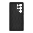 Bőr tok Samsung Galaxy S24 Ultra készülékhez, ERBORD LeatherGuard MagSafe, fekete