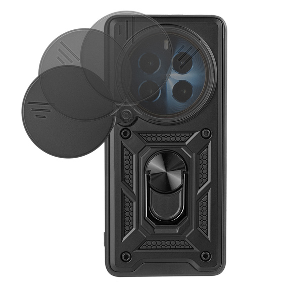 Telefontok a Realme 12 Pro 5G / 12 Pro+ 5G, CamShield Slide, fekete