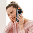 Tok Xiaomi Redmi A3, Fusion Hybrid, kameravédelemmel, átlátszó / fekete
