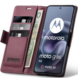 ERBORD Fényes Litchi pénztárca Motorola Moto Moto G86 5G / G86 Power 5G számára