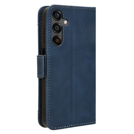 Pattintható tok a Samsung Galaxy A25 5G, Card Slot, kék