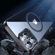 Telefontok a iPhone 14 Pro, ERBORD Hybrid MagSafe Case, fekete