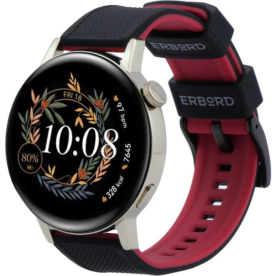 ERBORD univerzális 20 mm-es szilikon szíj