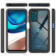 Tok Motorola Moto G42 4G készülékhez, Shockproof, fóliával, fekete