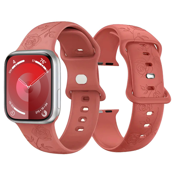 Szilikon szíj Apple Watch 1/2/3/4/4/5/6/7/8/9/SE/ULTRA/ULTRA 2 42/44/45/45/49MM órához