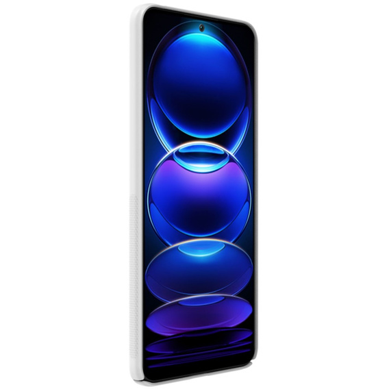 NILLKIN tok Xiaomi Redmi Note 12 5G / POCO X5 5G, Super Frosted Shield Case, fehér