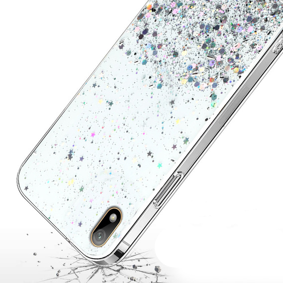 Telefontok a Huawei Y5 2019, Glittery, átlátszó