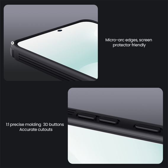 A Nillkin tok Samsung Galaxy S25 FE, CamShield Pro MagSafe, fekete