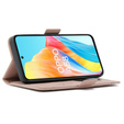 Pattintható tok a Oppo A58 4G, Card Slot, rózsaszín