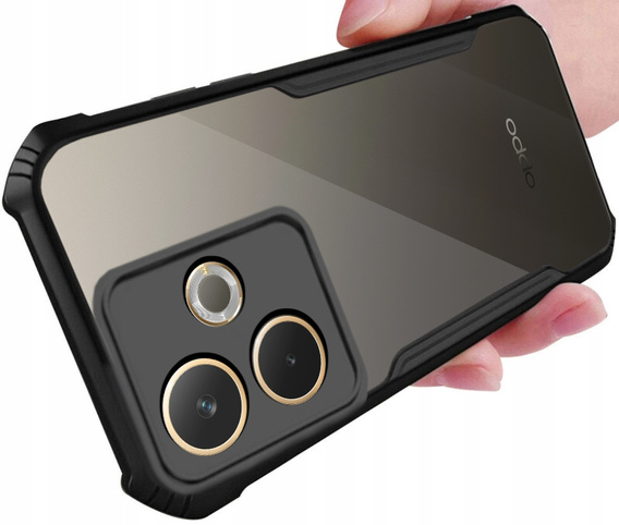 Telefontok a Oppo A5 Pro 5G, AntiDrop Hybrid, fekete