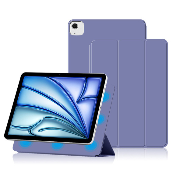 Tok Apple iPad Air 13" 6 gen. 2024 (A2836, Magnetic smartcase, lila