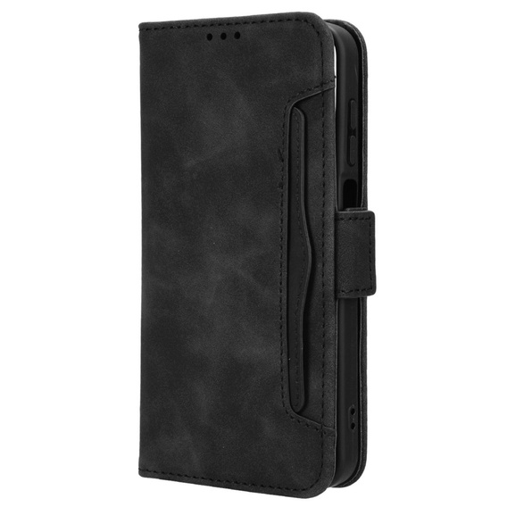 Pattintható tok a Samsung Galaxy M15 5G, Card Slot, fekete