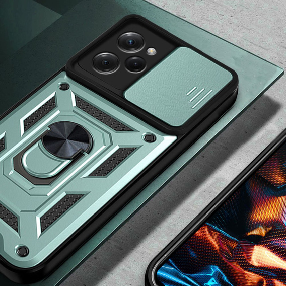 Telefontok a Xiaomi Poco X5 Pro 5G, CamShield Slide, zöld