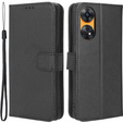 Pattintható tok a Oppo Reno8 T 4G, Wallet Smart Magnet, fekete
