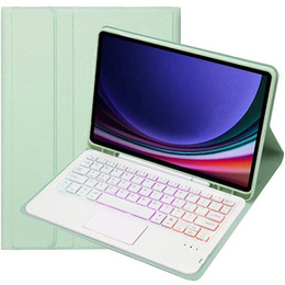 Tok + billentyűzet Samsung Galaxy Tab A9+, with touchpad, fekete