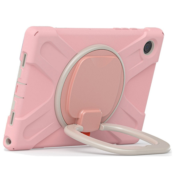 Gyerek tok Samsung Galaxy Tab A8 10.5 SM-X200 SM-X205, páncélozott, pánttal, kék