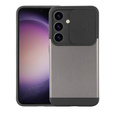 Telefontok a Samsung Galaxy S24, ERBORD CamProtect Slide Camera, szürke gunmetal