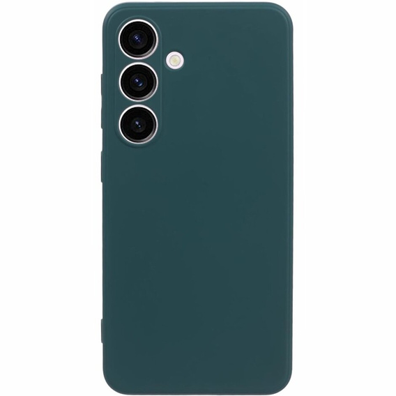 Telefontok a Samsung Galaxy S24+ Plus, Silicone Lite, sötétzöld
