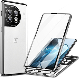 Tok OnePlus 13, Magnetic Dual Glass, ezüst
