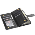 Flap tok Samsung Galaxy S25 Edge, Rhombus Crossbody Leather, fekete